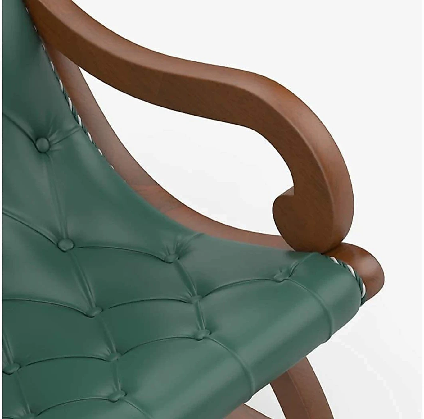 Balcony Rocking Chair Recliner Adults Lazy Sofa Wooden Easy Chair Color Brown Engineered Wood 1 Seater Rocking Chairs (Finish Color - Grey, Pre-assembled) - Image 4