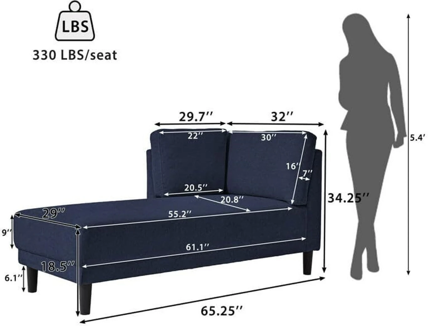Daybed/Fold-Out Sleeper, Queen-Size Mattress Solid Wood Queen Bed Solid Wood Queen Bed, 203 cm x 74 cm (6.66 ft x 2.43 ft) (Finish Color - CHARCOAL, (Mattress Included), Delivery Condition - Pre-assembled) - Image 3
