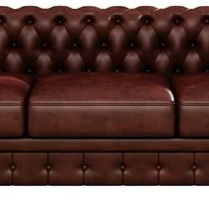 Soul Light Art e60 Leatherette 3 Seater Sofa (Finish Color - Burgendy Brown, Pre-assembled)